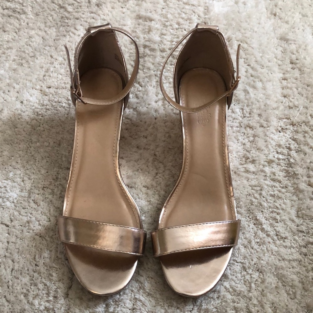 Rose Gold Wedges